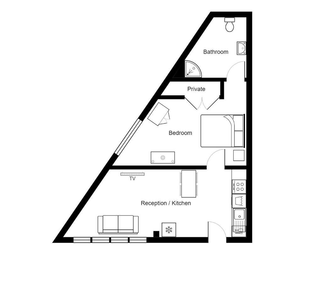 Charming 1 Bedroom Apartment Bristol Kültér fotó